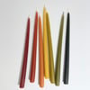 taper beeswax candle - in 7 Colours