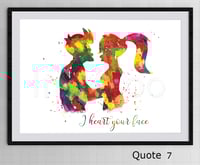 Image 7 of Fry and Leela Futurama Inspirational Quote Poster - Choose Your Favorite Quote 