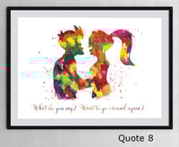 Image 8 of Fry and Leela Futurama Inspirational Quote Poster - Choose Your Favorite Quote 