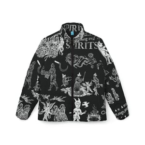 Image of Welcome to the Sabbat | Women's Puffer Coat