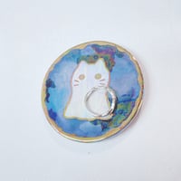 Image 8 of Mini ghost cat ring dishes choose your design (2.5 inches diameter) 