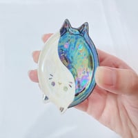 Image 8 of Glow in dark ying and yang cat mini ring dishes choose your design (2.5 inches diameter)