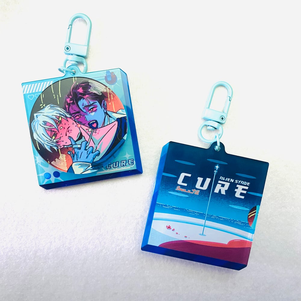 ALNST- Spinning recorder player charm