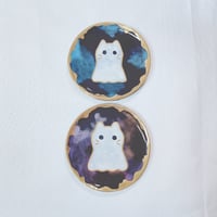 Image 2 of Ghost Cat Trinket Dishes choose your design 