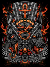 The Mummy With Anubis and Horus