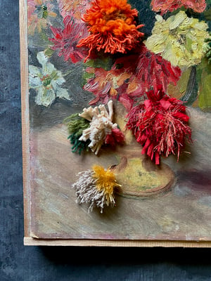 Image of altered perspective painting - bouquet no. 1 