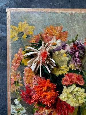 Image of altered perspective painting - bouquet no. 1 