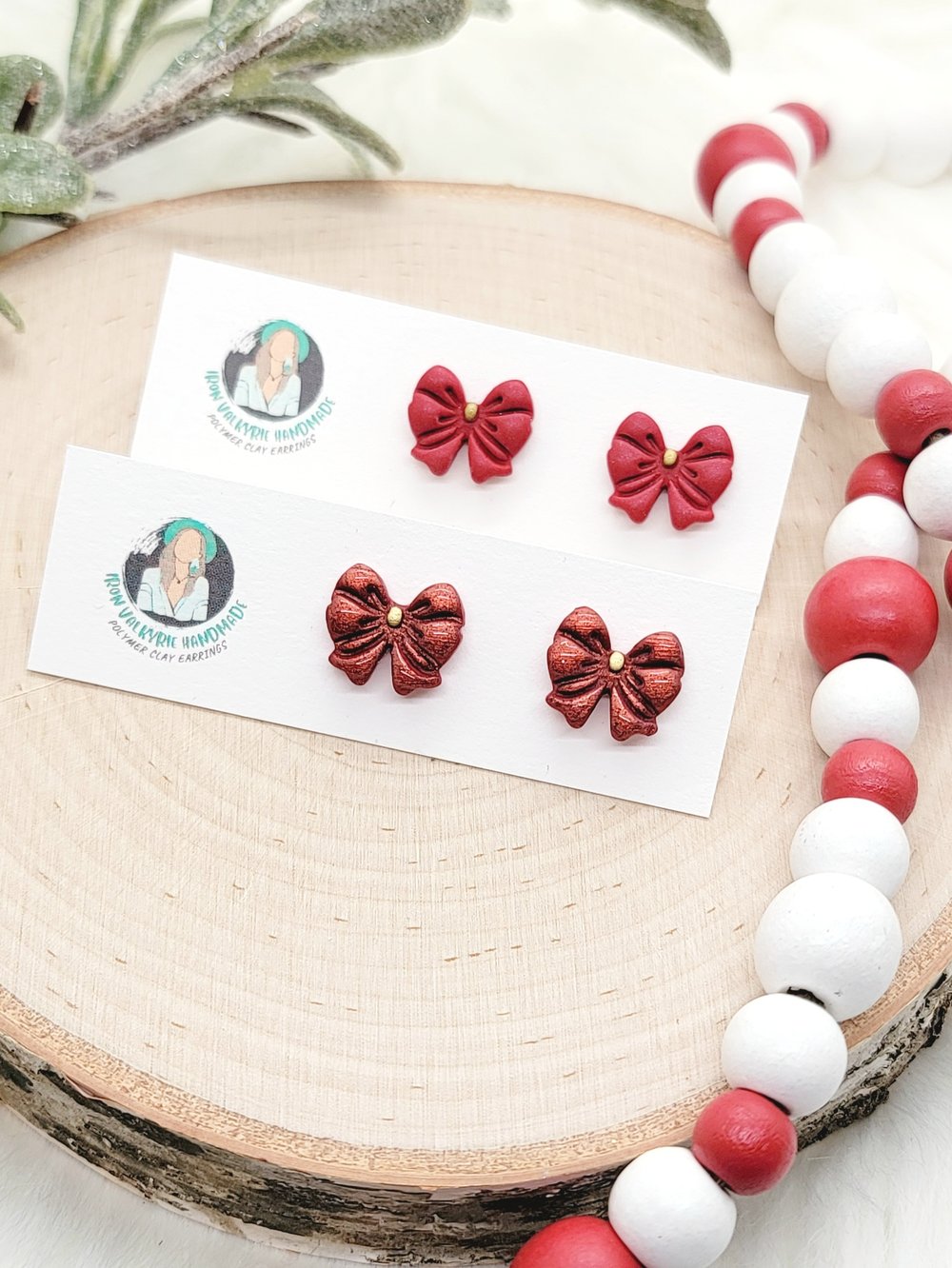 Image of Holiday Bow Studs