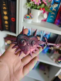 Image 2 of Horquilla Majoras mask Zelda rojo/negro 