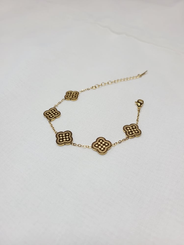 Image of Four Leaf Clover Bracelet 
