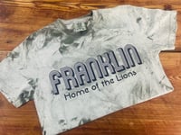 Image 1 of Retro Color Blast Franklin Home of the Lions T-Shirt