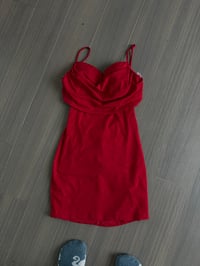 red sparkly date dress (sz med)