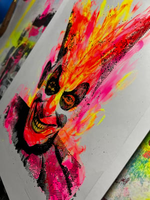 Image of Joker On Fire