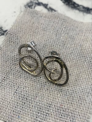 Image of "Elliptical Orbit" earrings