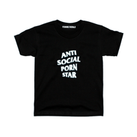 Image 1 of ANTI SOCIAL STAR REFLECTIVE OVER-SIZED SHIRT