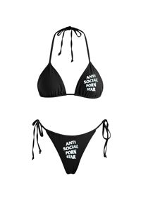 ANTI SOCIAL STAR REFLECTIVE BIKINI SET