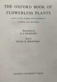 Image 3 of The Oxford book of flowerless plants