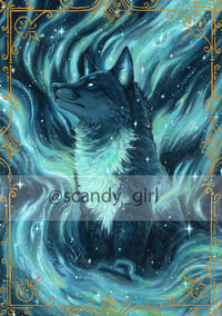 Aurora Borealis Fox PRINT