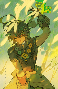 Kinich [Genshin] | 4"X6", 11"X17" FOIL PRINT