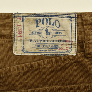 Image of Ralph Lauren brown corduroy pant VINTAGE by HoluHouse