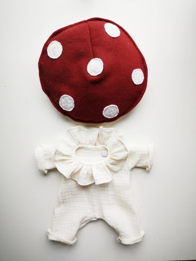 Tenue mini champignon bordeau Image 2