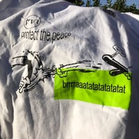 Image 5 of FUCK BRAT PROTECT THE PEACE Tee (white)