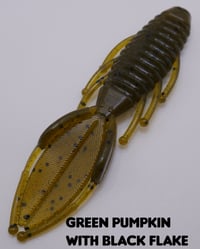 Image 7 of 3.25" Little Stinger Creature/Beaver Bait (8pk) (Traditional Colors)