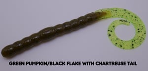 Image of 7.5" Curly Sue Worm (8pk) (Traditional Colors)