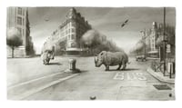 Image 1 of Repro fine Art "Les Rhinocéros" 