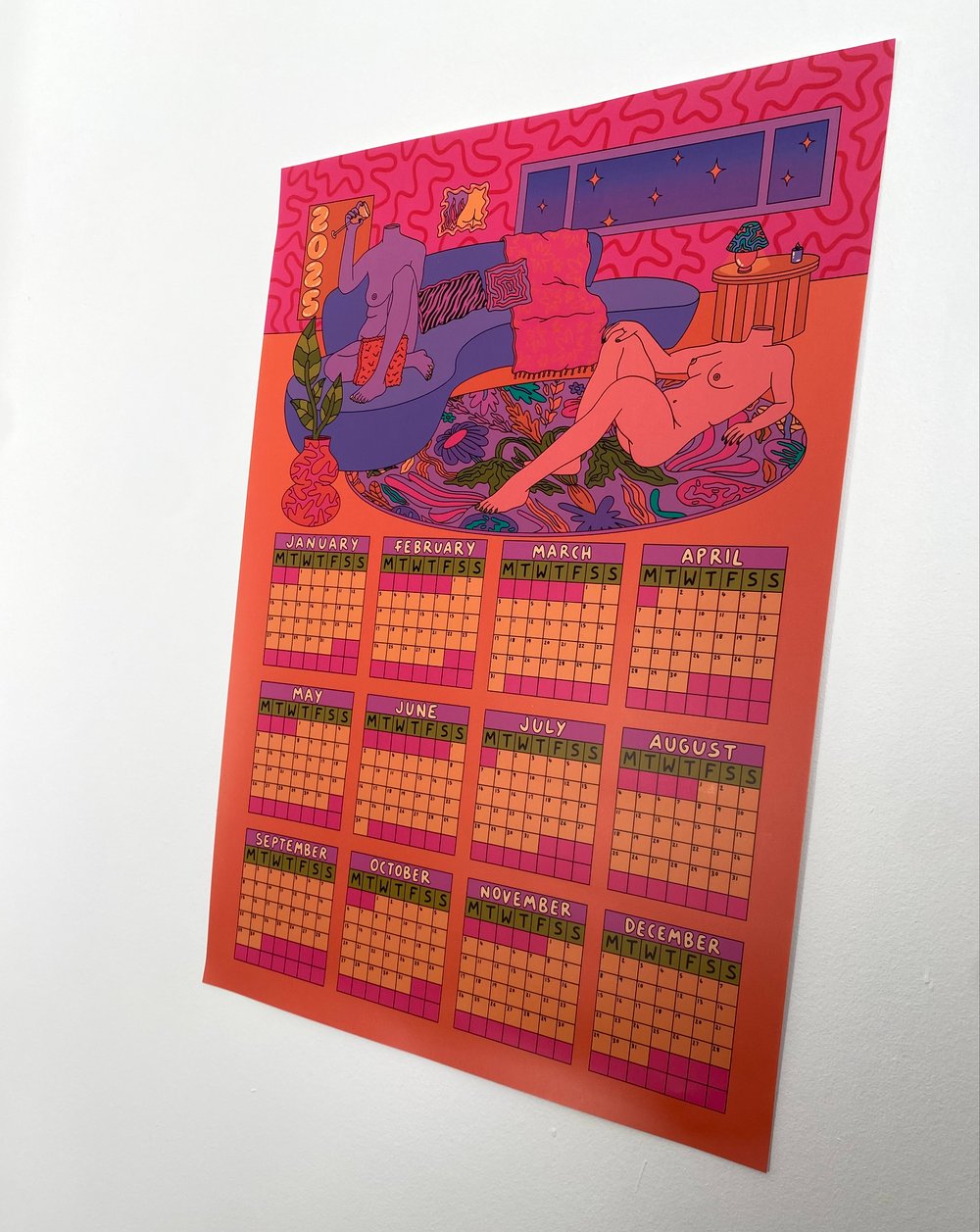 Image of 2025 A2 Wall Calendar