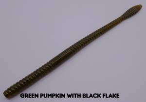 Image of 6.25" Spade Tail Trick Worm (8pk) (Traditional Colors)