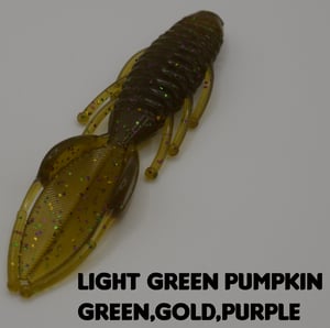 Image of 3.25" Little Stinger Creature/Beaver Bait (8pk) (Traditional Colors)