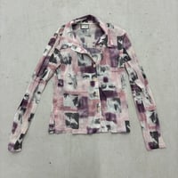 Image 1 of 90s mesh button up 