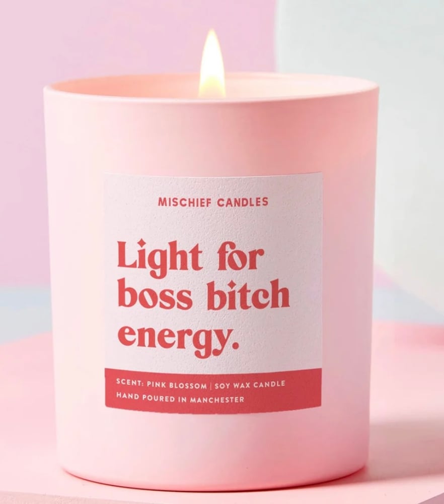 Image of Boss bitch energy candle 