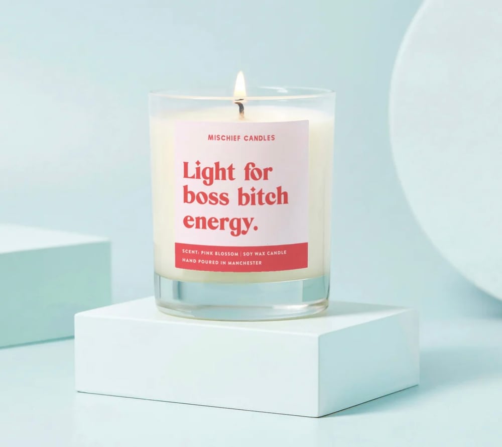 Image of Boss bitch energy candle 