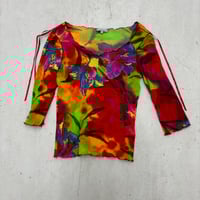 Image 1 of italian floral mesh