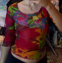 Image 5 of italian floral mesh