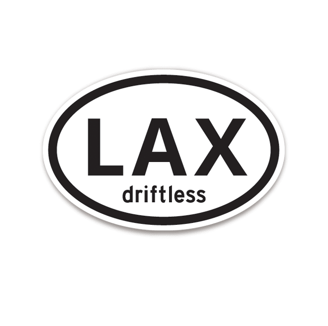 Image of LAX (La Crosse) Classic Oval Sticker