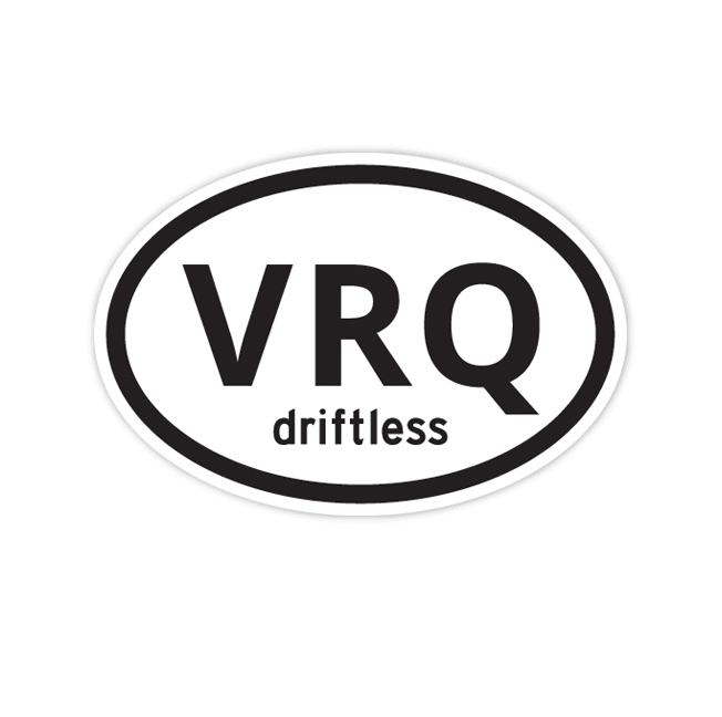 Image of VRQ (Viroqua) Classic Oval Sticker