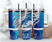 Blue Lions Inspired 40 oz Stainless Steel Tumbler