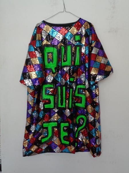 Image of Qui Suis Je ? Sequins Dress Oversized