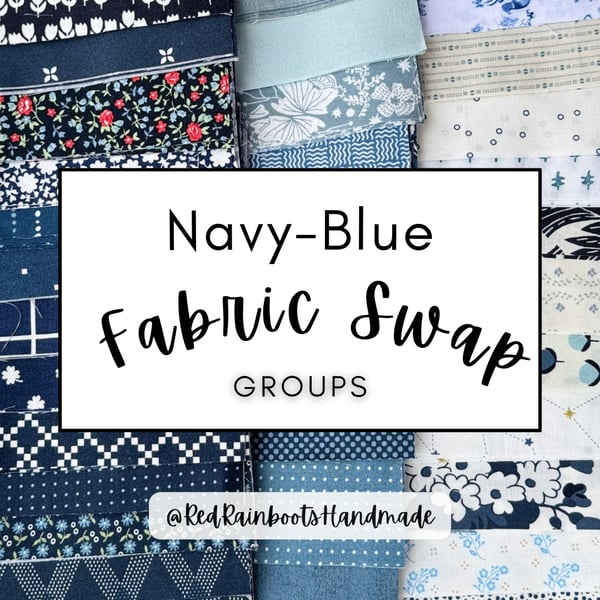 Image of Navy-Blue Fabric Swap Groups
