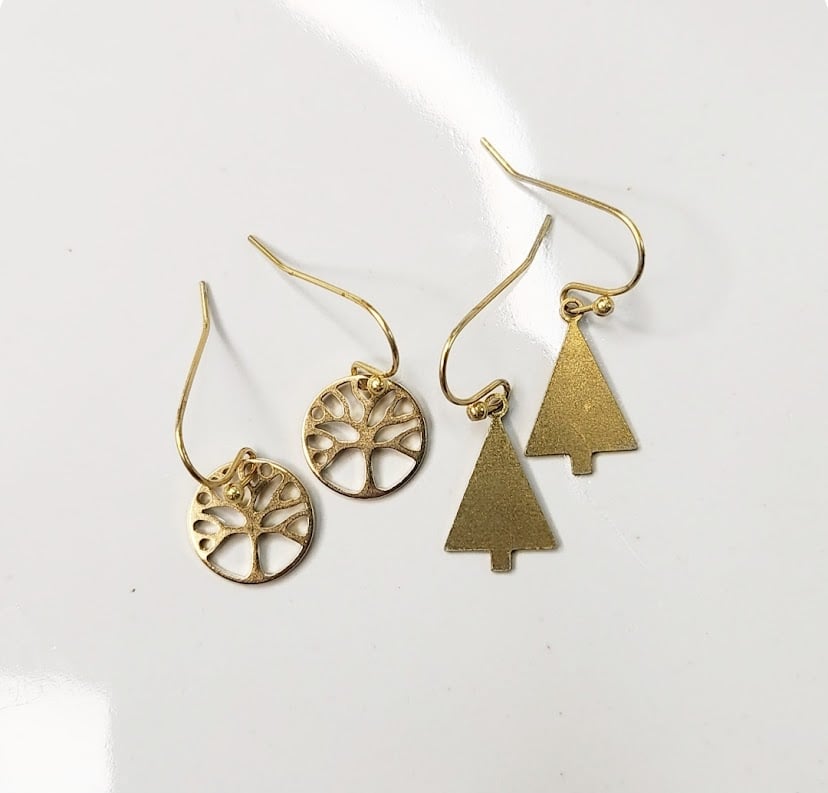 Image of Tree Mini Earrings