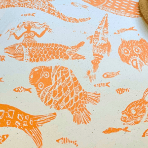 Persian Sea Creatures - Paper Placemats