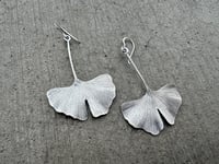 Image 3 of Ginkgo leaf earrings