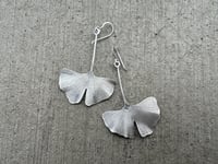 Image 1 of Ginkgo leaf earrings