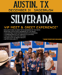 SAGEBRUSH / Austin, Tx (December 31) VIP MEET & GREET PASS