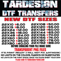 Image 1 of DTF Transfers