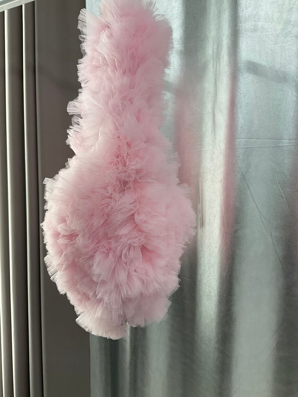 Candy pink tulle hobo bag Cloud