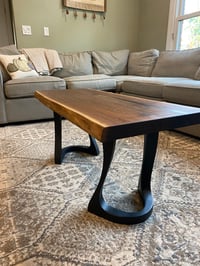 Image 1 of Coffee Table w Epoxy Highlights